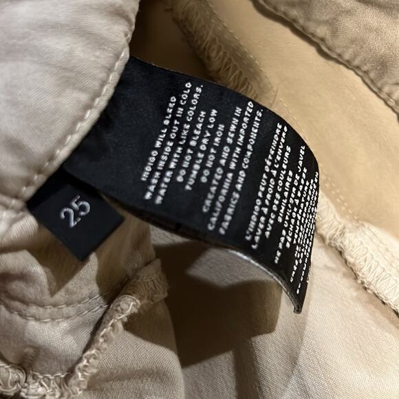 J Brand Jeans J Brand Anja Biscuit Cuffed Crop Ankle Jeans Size 25 - Picture 6 of 8